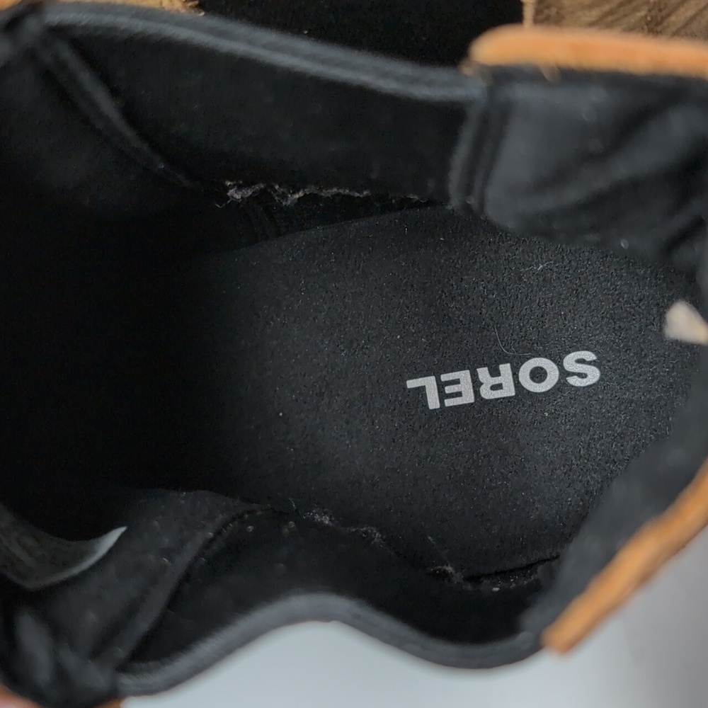 Sorel Joan of Arctic II hidden wedge brown ankle boot womans sz 9.5 EU 40.5 - Picture 10 of 15